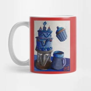 Blue Wedding Cake Mug